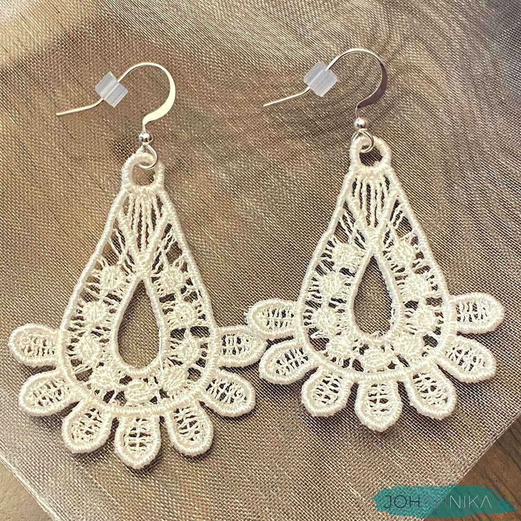 Bridal Lace Earrings