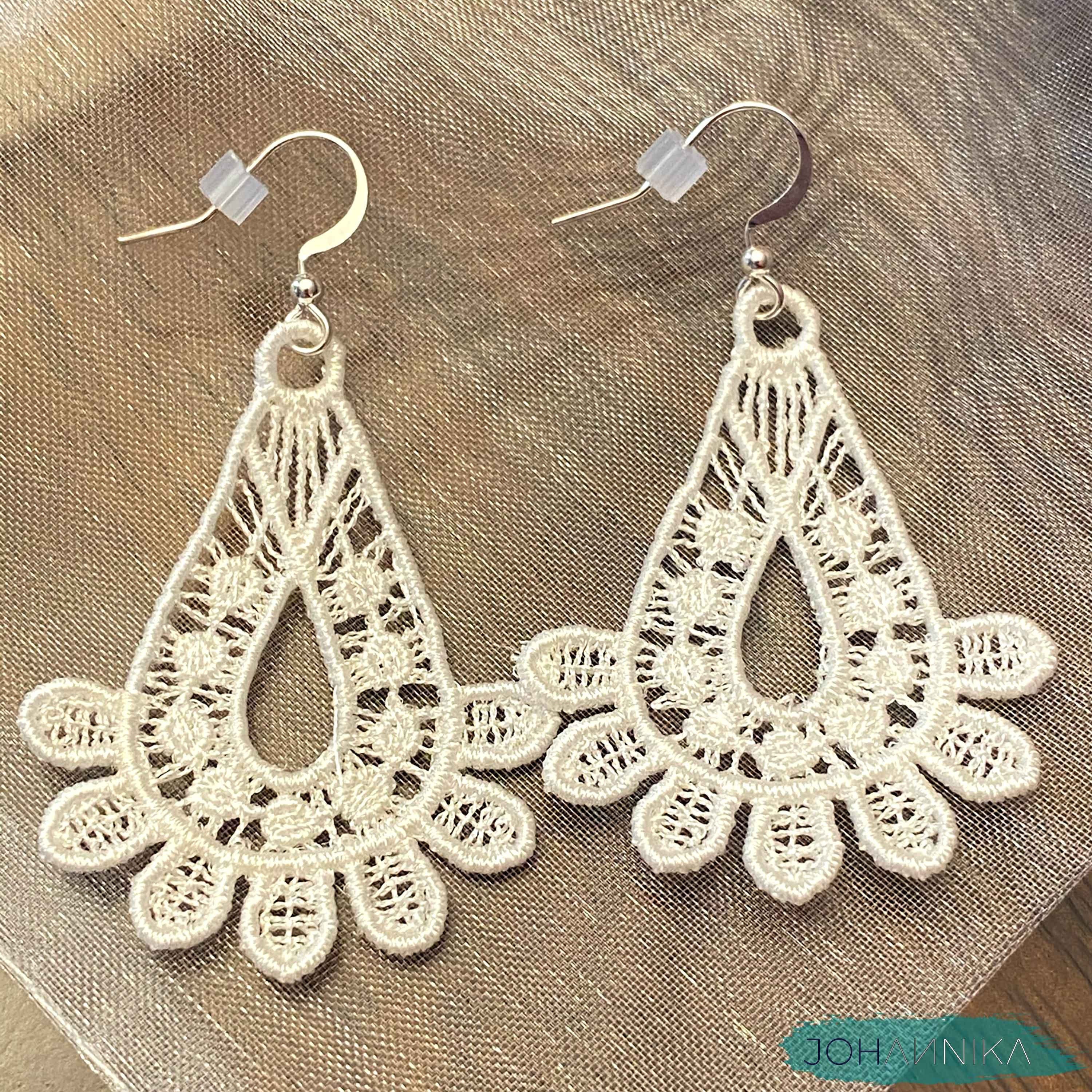 Bridal Lace Earrings
