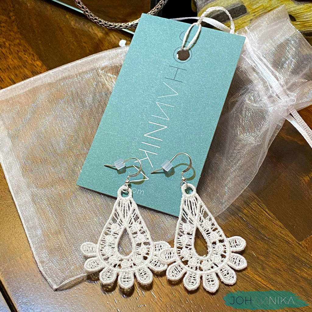 Bridal Lace Earrings