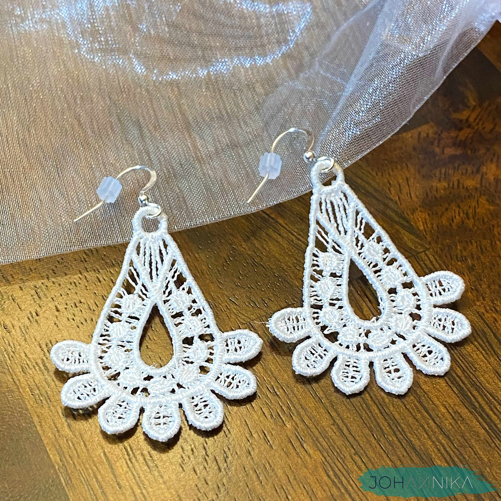 Bridal Lace Earrings