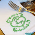 White Wedding Cotton Napkins, Set of 4