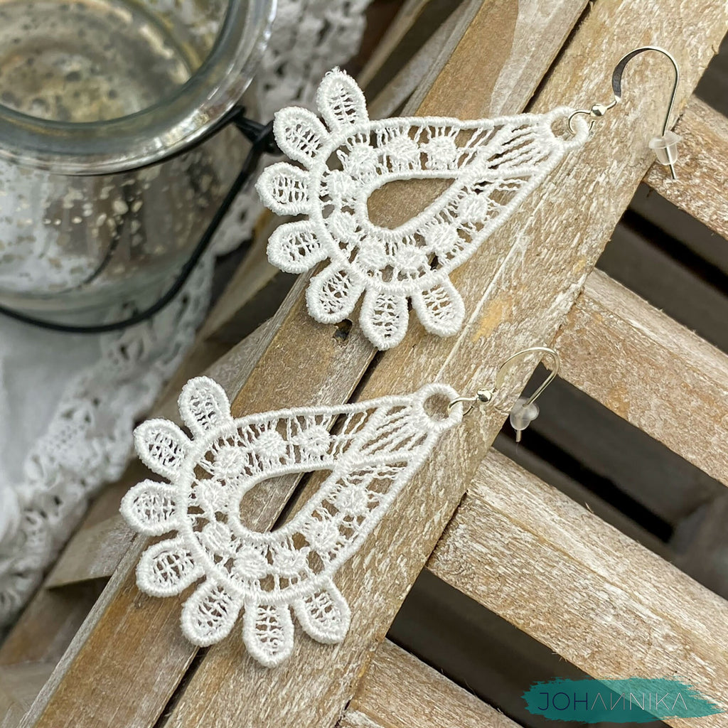 Bridal Lace Earrings