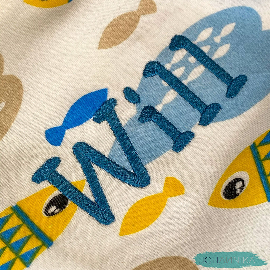 Baby Swaddle Blanket - Fish Pattern