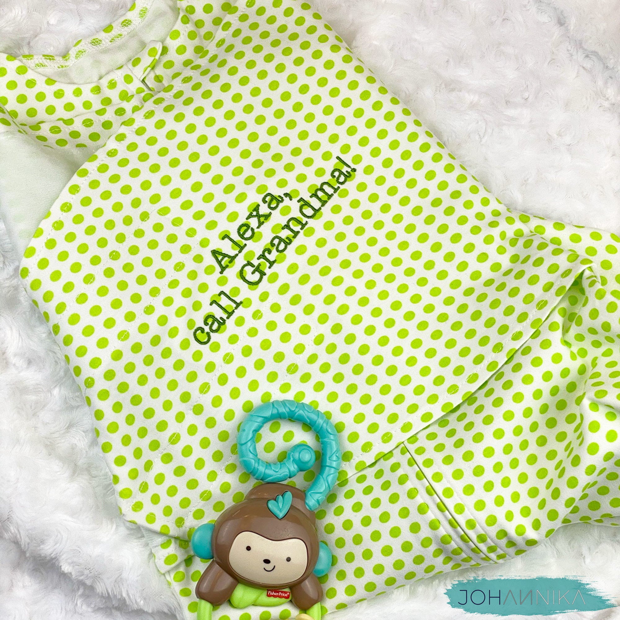 Baby Swaddle Blanket - Greed Dots