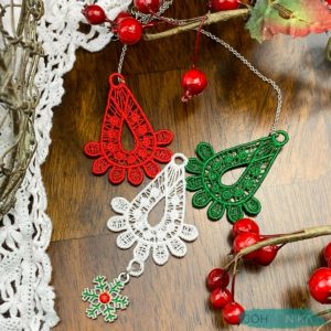 Christmas Lace Necklace