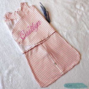 Pink Dotted Swaddle Sack