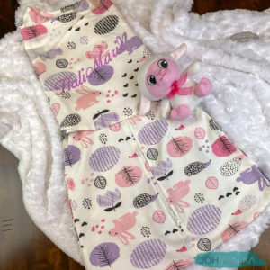 Pink Lavender Swaddle Sack