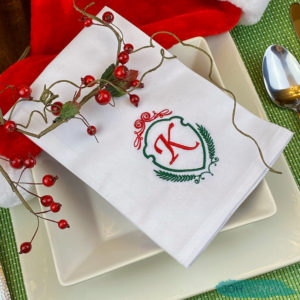 Personalized Christmas Napkins