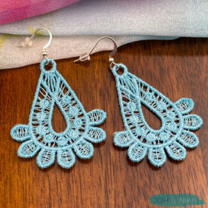 Blue Lace Earrings